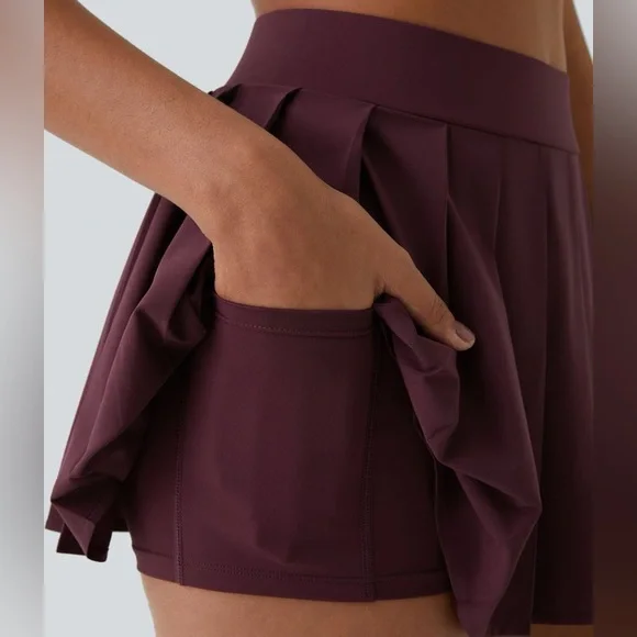 NWT Halara Breezeful High Waisted Pleated Skirt - Picture 3 of 7